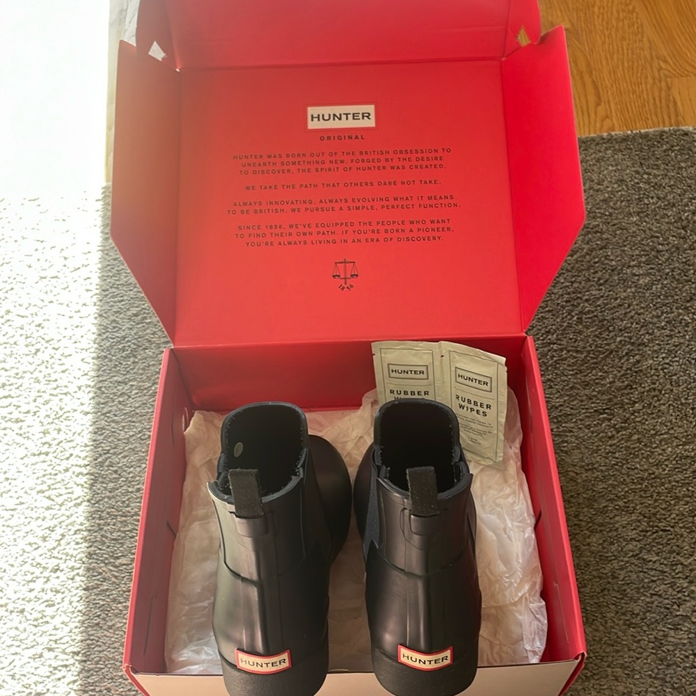 Hunter rain boots
